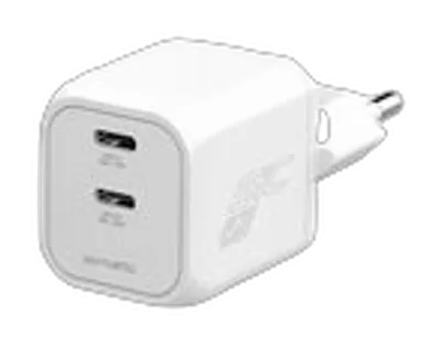 4smarts Netzladegerät PDPlug SiC Dual 45W 2C, weiß