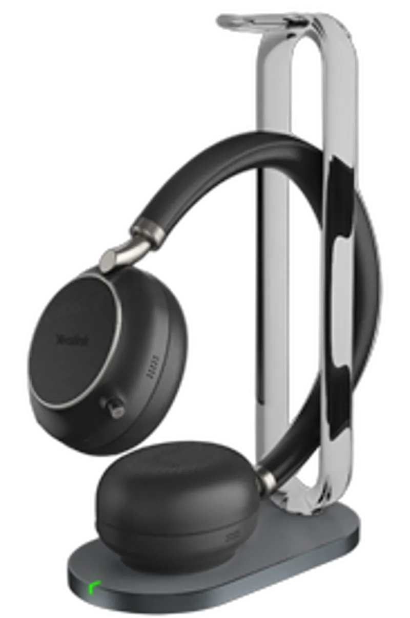 /Yealink Bluetooth Headset - BH76 with Charging Stand UC Black USB-A