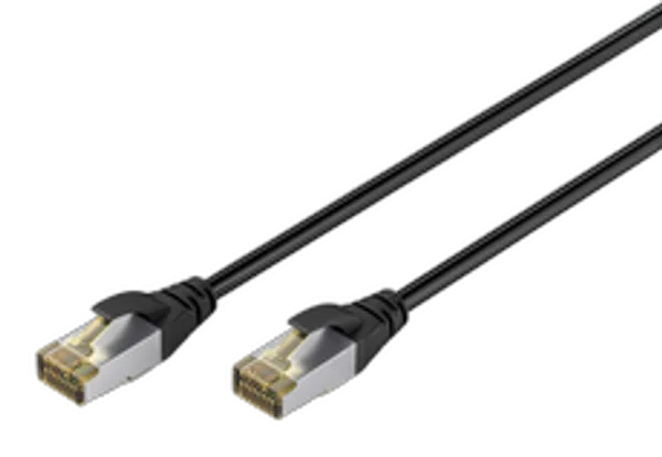 DIGITUS CAT 6A S/FTP Outdoor-Patchkabel, 3m, schwarz