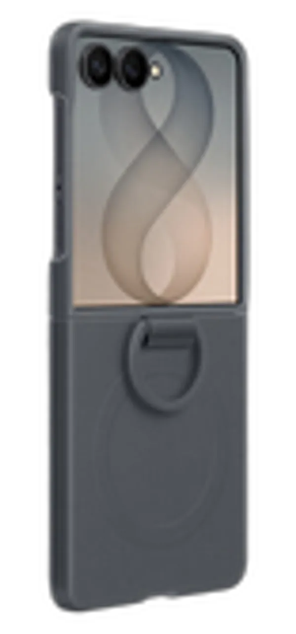 Samsung Silicone Ring Magnet Case für Galaxy Flip8 black