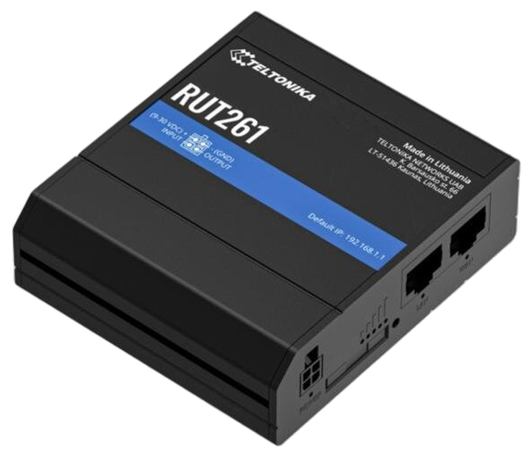 TELTONIKA NETWORKS RUT261 4G/LTE Cat 6 Dual Ethernet Cellular Router