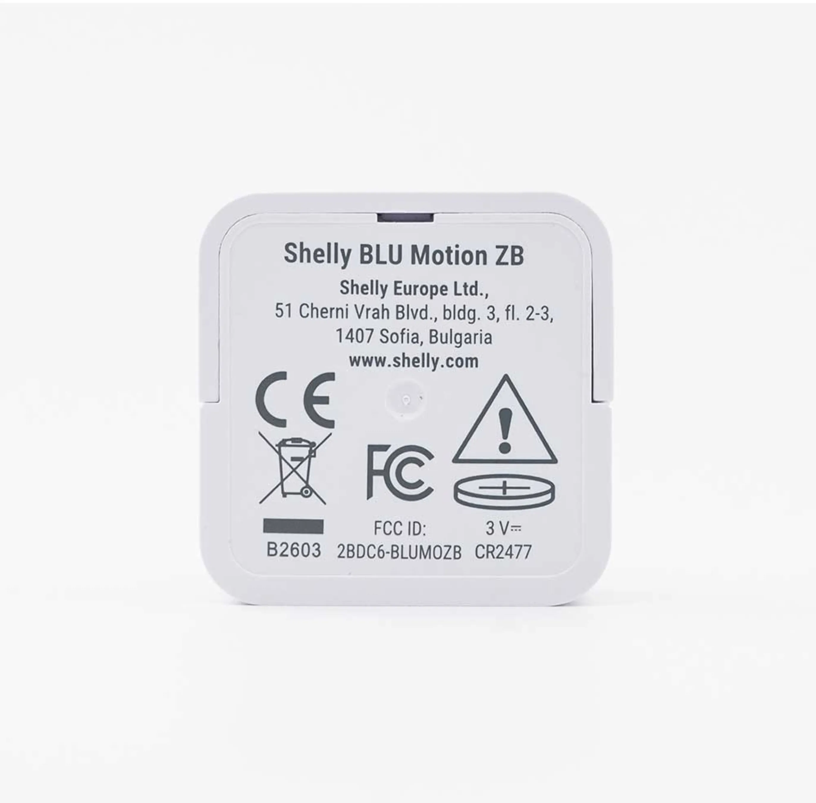 Shelly · Plug & Play · "Blu ZB Motion" · Bewegungssensor · Bluetooth · Batterie