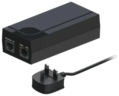 Single Port PoE Injector, IEEE 802.3af, 15W, UK