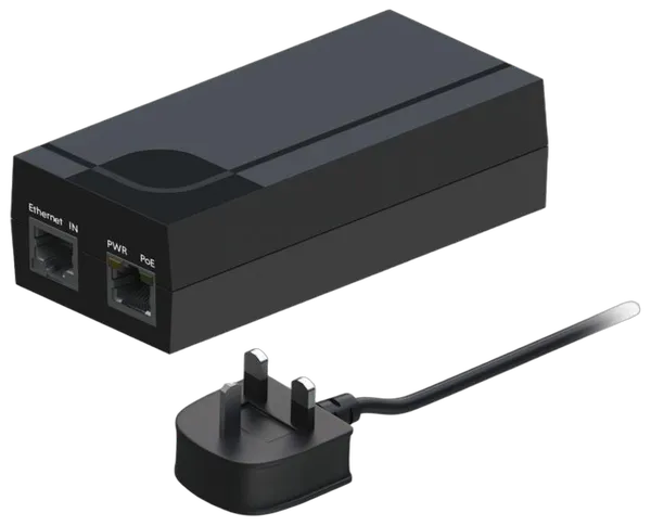Single Port PoE Injector, IEEE 802.3af, 15W, UK