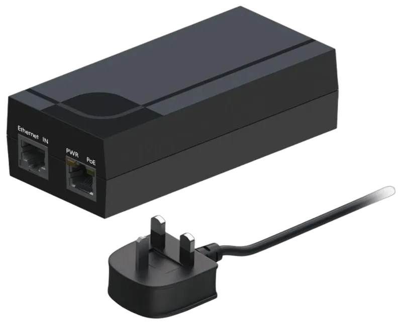 Single Port PoE Injector, IEEE 802.3af, 15W, UK