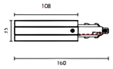 Powergear 8-WIRE EINSPEISER, LINKS, Weiß Powergear 8-WIRE EINSPEISER, LINKS, Weiß