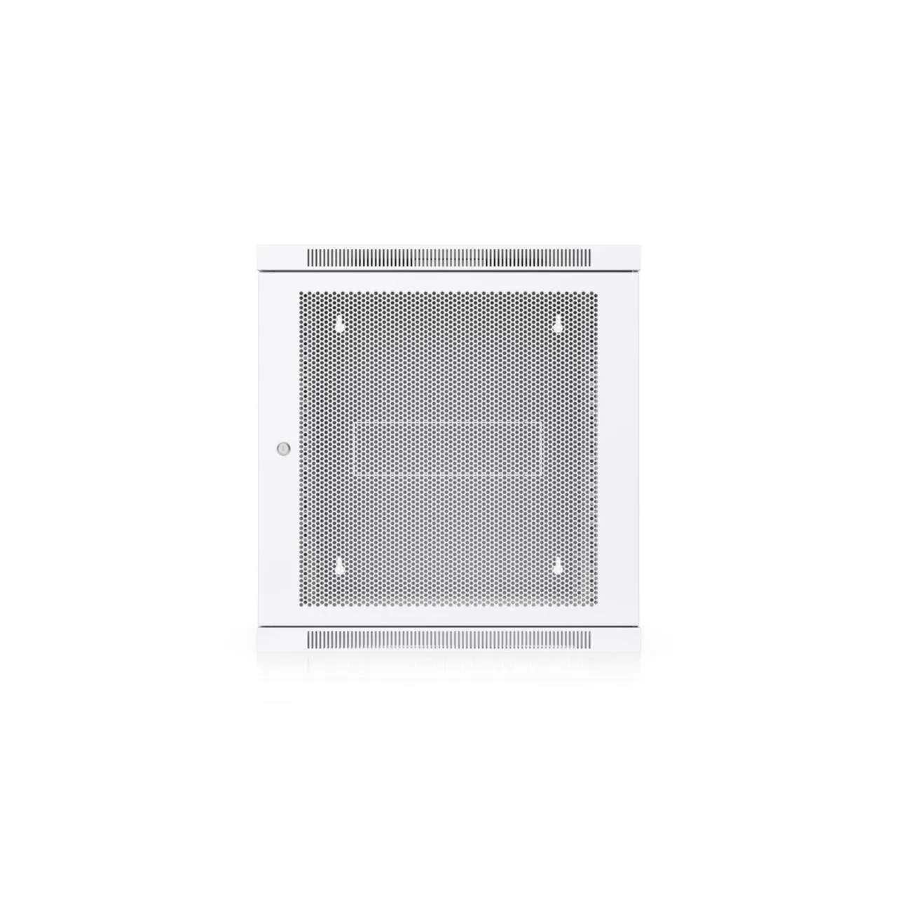 Ubiquiti Netzwerkschrank UACC-Rack-12U-Wandmontage mit perforierter Fronttür, Schloss und Lüftungsschlitzen für