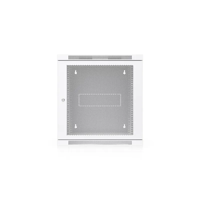 Ubiquiti Netzwerkschrank UACC-Rack-12U-Wandmontage mit perforierter Fronttür, Schloss und Lüftungsschlitzen für