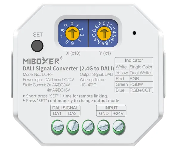 MiBoxer DL-RF DALI Signalwandler WiFi + 2,4GHz zu DALI