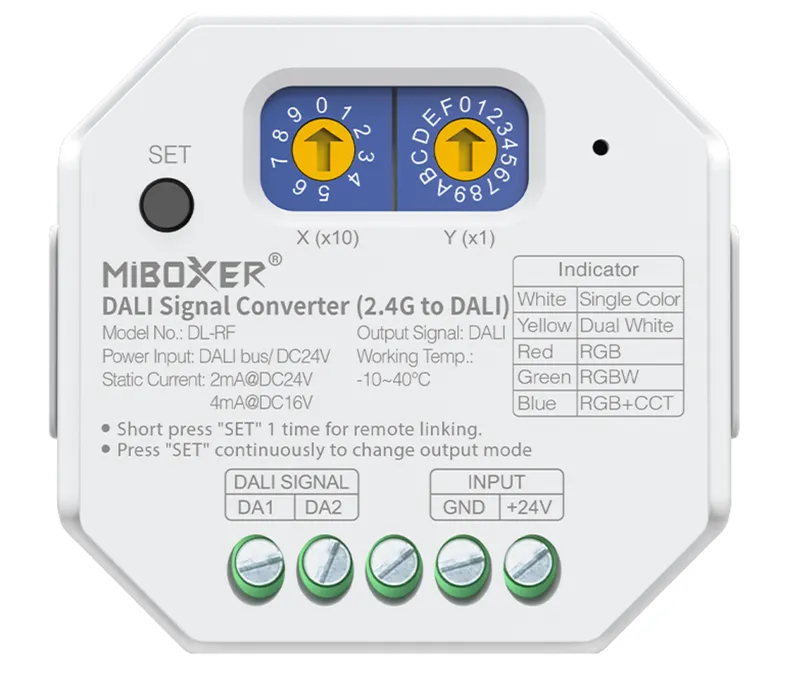 MiBoxer DL-RF DALI Signalwandler WiFi + 2,4GHz zu DALI