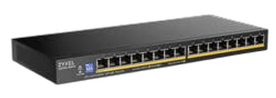 Zyxel 16 Port PoE+ 135W Gigabit Unmanaged Switch, Slimline