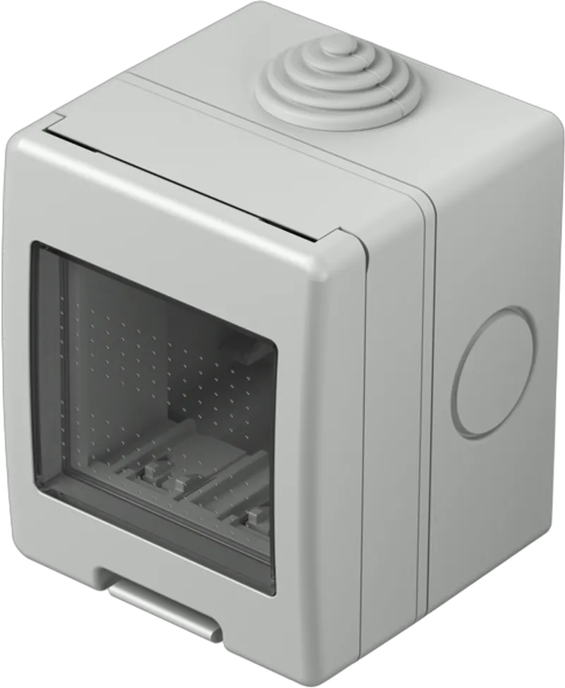 TEM Serie  Modul Aufputzgehäuse IP55 BOX NO CUBOIP55 2M GY