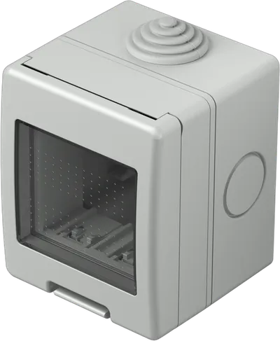 TEM Serie Modul Aufputzgehäuse IP55 BOX NO CUBOIP55 2M GY