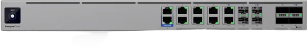 Ubiquiti Enterprise Firewall Core • 4x QSFP28 • 4x SFP28 • 8x 10 GbE • 2x GbE • UniFi • EF-Core