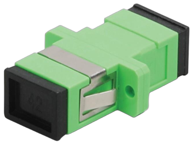UISP LWL Kupplung, SC, simplex, Singlemode, APC