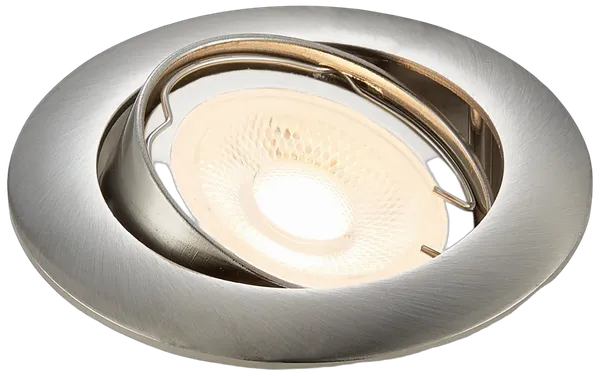 Synergy 21 LED Retrofit GU10 / GX5, 3 Deckeneinbausatz D07-silber
