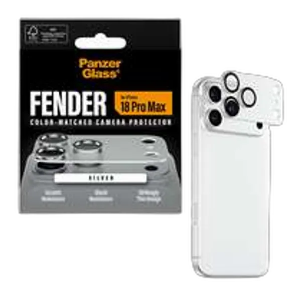 PanzerGlass Fender Camera Protector iPhone 18 Pro Max Silver