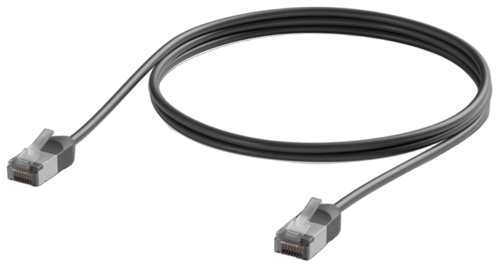 UniFi Premium Patch-Kabel Outdoor, geschirmt, optimiert für 10GbE, schwarz