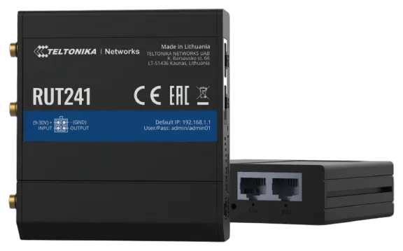 Teltonika · Router · RUT241 · Kompakter-4G/LTE Router ** GLOBAL ** Teltonika · Router · RUT241 · Kompakter-4G/LTE Router ** GLOBAL **