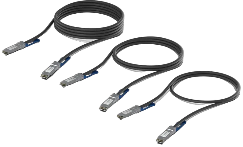 Ubiquiti UACC-DAC-QSFP28-1M-10 InfiniBand/fibre optic cable 39.4" (1 m) Black