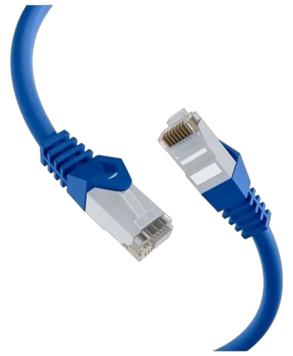 EFB RJ45 Patchkabel U/UTP Cat.6 LSZH CCA  1.50m blau