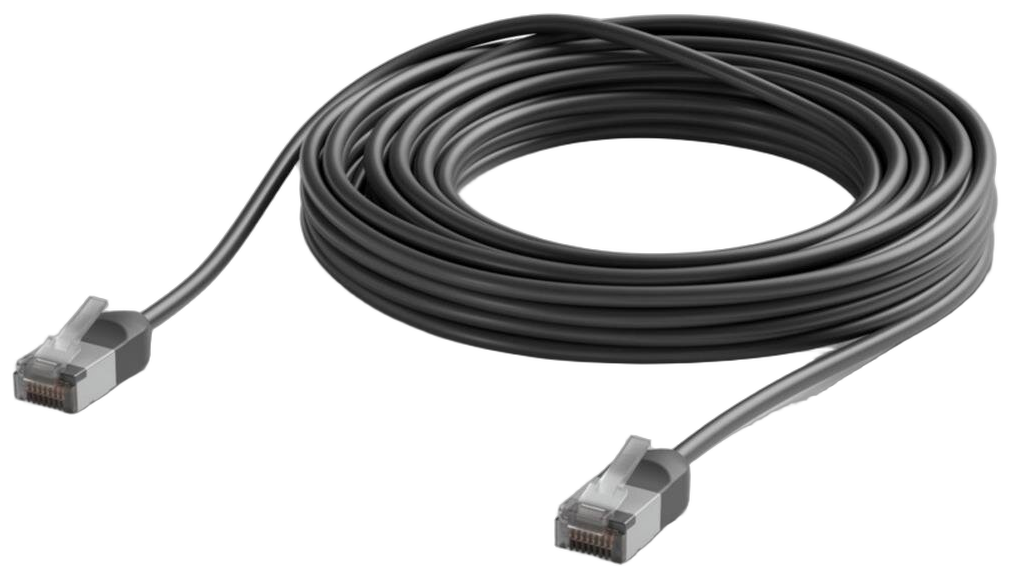 UniFi Premium Patch-Kabel Outdoor, geschirmt, optimiert für 10GbE, schwarz