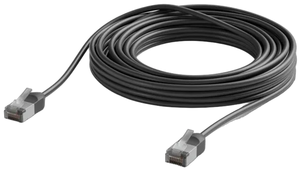 UniFi Premium Patch-Kabel Outdoor, geschirmt, optimiert für 10GbE, schwarz