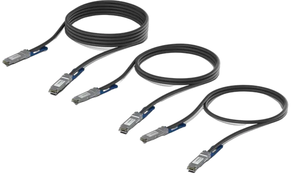 Ubiquiti UACC-DAC-QSFP28-0.5M-10 InfiniBand/fibre optic cable 19.7" (0.5 m) Black