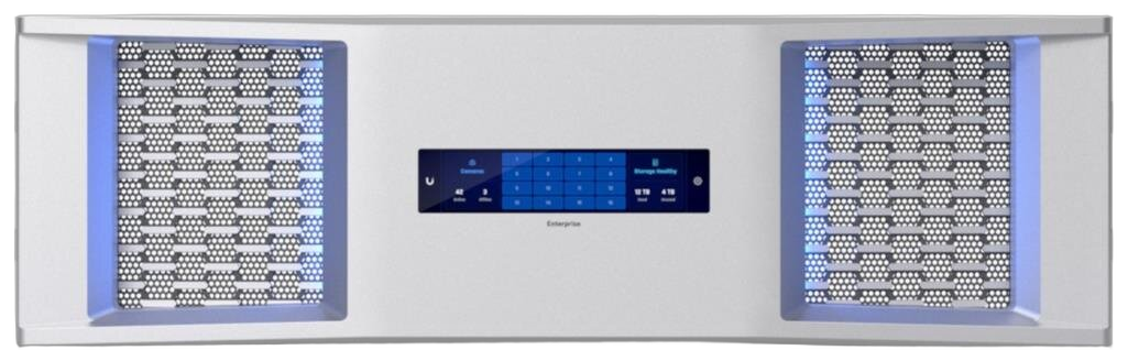 UniFi 3U (3HE) Bezel für ENVR und ENAS, 4.7" Touchdisplay, LED