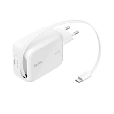 Belkin BoostCharge Pro 67W Dual GaN-Ladegerät, weiß