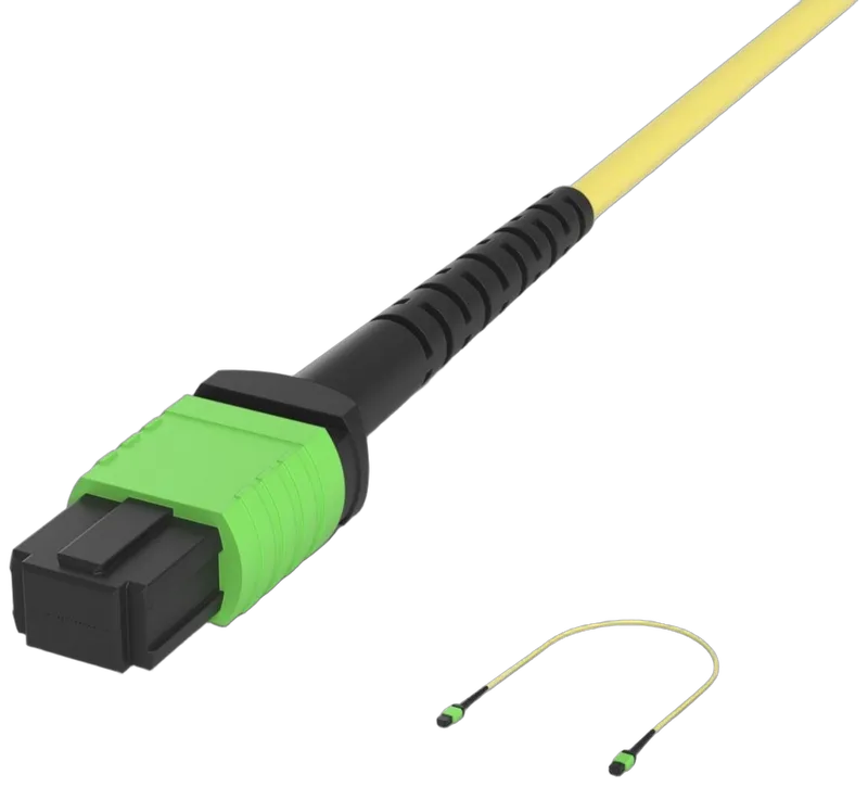 Ubiquiti UACC-OFC-SA-MPMP-0.5M OS4 MPO-12 APC Fiber Patch Cable