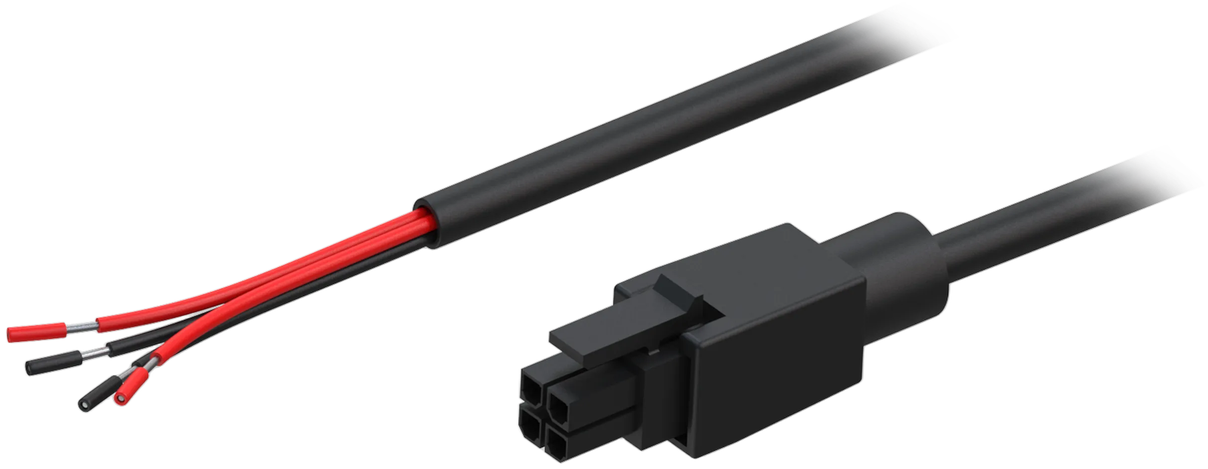 Teltonika · Zubehör · Kabel · DC Anschlußkabel mit 4 offenen Enden