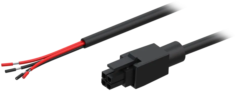 Teltonika · Zubehör · Kabel · DC Anschlußkabel mit 4 offenen Enden