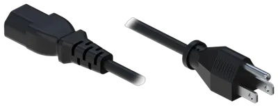 Stromkabel, US, Type P Stecker auf C13 Stecker