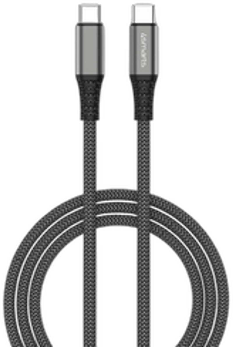 4smarts USB-C auf USB-C Kabel PremiumCord 100W 1,5m, schwarz