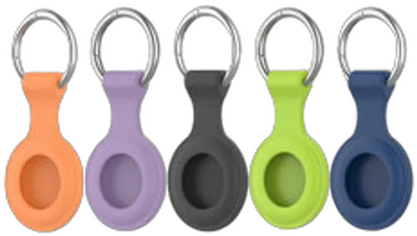 4smarts Silicone Case Set f. AirTags 5 Stk (farblich gemischt)