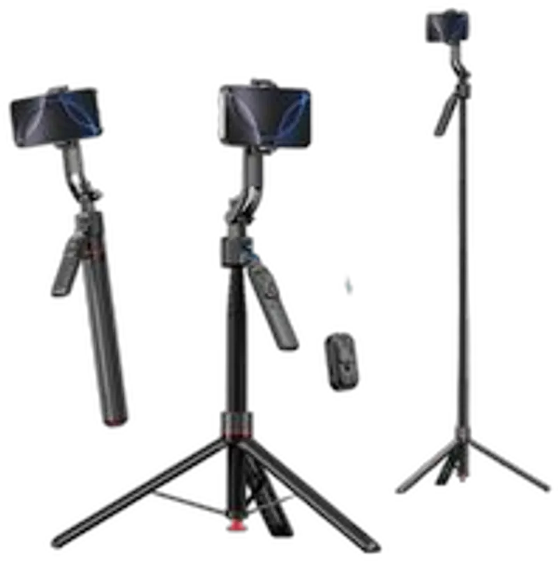 4smarts 360 AI-Stativ mit Gesichtsverfolgung und Fernbedienung