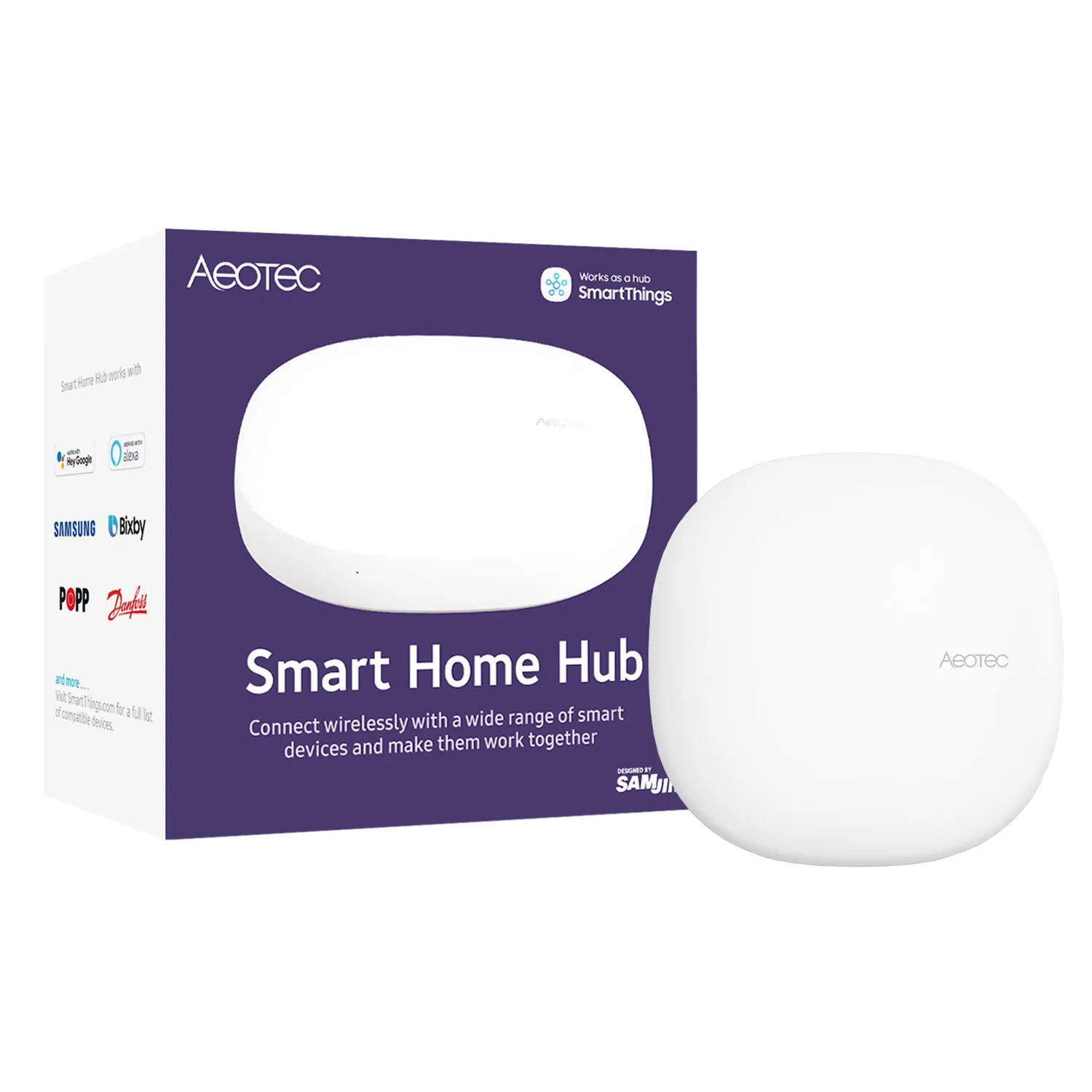 Aeotec Smart Things · "Smart Home HUB (v3)" · Multi-Hub · Zigbee + Z-Wave + WLAN (+ Matter ab Oktober) Aeotec Smart Things · "Smart Home HUB (v3)" · Multi-Hub · Zigbee + Z-Wave + WLAN (+ Matter ab Oktober)