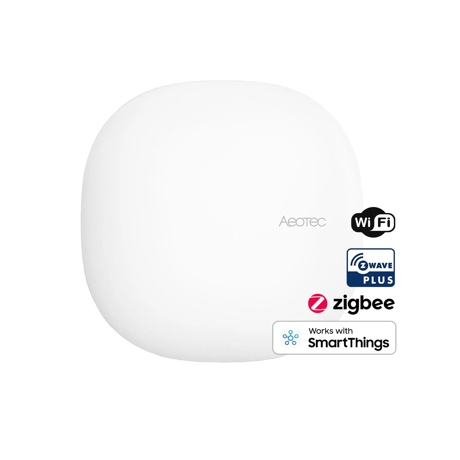 Aeotec Smart Things · "Smart Home HUB (v3)" · Multi-Hub · Zigbee + Z-Wave + WLAN (+ Matter ab Oktober) Aeotec Smart Things · "Smart Home HUB (v3)" · Multi-Hub · Zigbee + Z-Wave + WLAN (+ Matter ab Oktober)