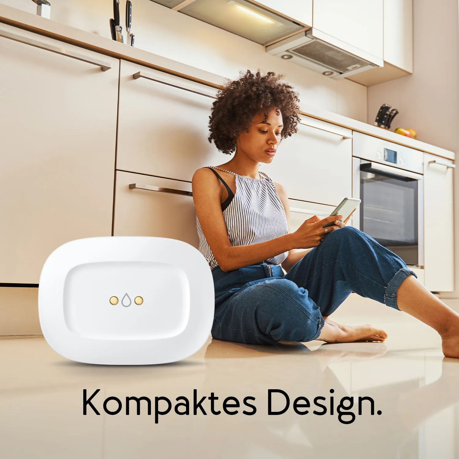 Aeotec Smart Things · "Waterleak Sensor" · Wasserleckagesensor · Zigbee Aeotec Smart Things · "Waterleak Sensor" · Wasserleckagesensor · Zigbee
