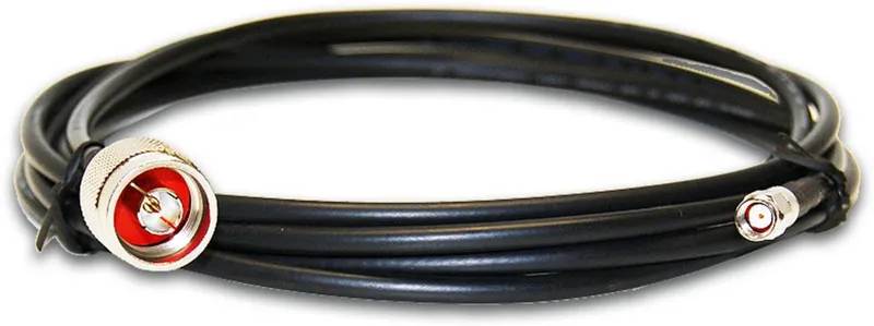HF-Low Loss HDF-200 Kabel, N-Male an Reverse SMA Stecker
