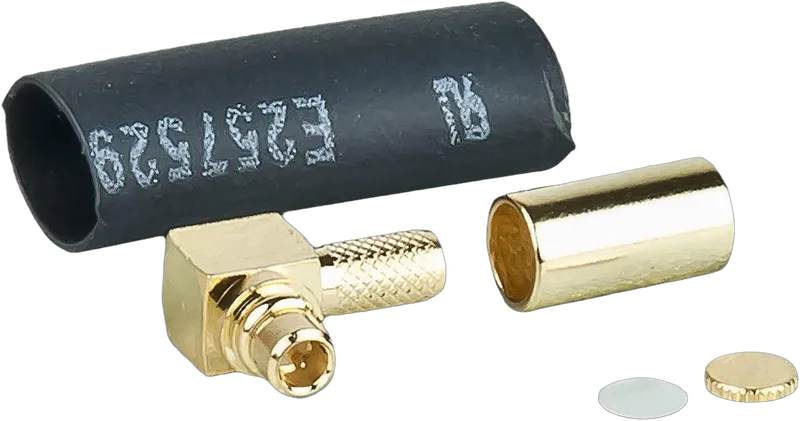 MMCX Stecker für RG-316 Kabel, gwinkelt