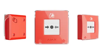 AJAX EN54 Fire & Safety • Manual Call Point • Red