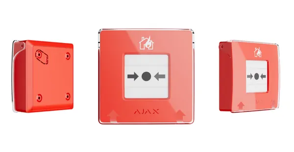 AJAX EN54 Fire & Safety • Manual Call Point • Red