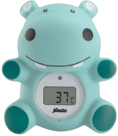 ALECTO BC-11 HIPPO Raum- und Badewannenthermometer, Nilpferd