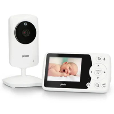ALECTO DVM-64 - Babyphone mit Kamera, 2.4"-Farbdisplay, weiß