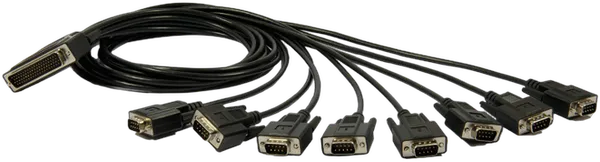 ALLDAQ ADQCRD78F8D9M1m  OktopusKabel  (8 x 9pol. SubD) für serielle Ports