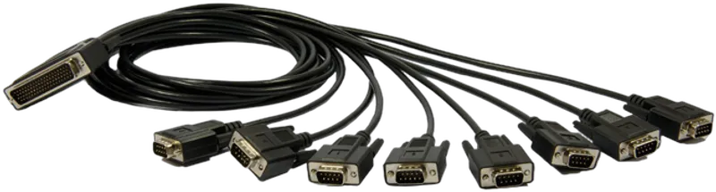 ALLDAQ ADQCRD78F8D9M1m  OktopusKabel  (8 x 9pol. SubD) für serielle Ports