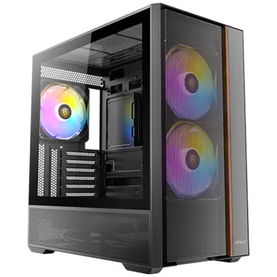 Antec Geh Mid FLUX REAR ATX/M-ATX/M-ITX o.N. BK retail