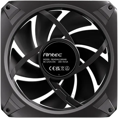 Antec Lüfter 120*120*28 ORBIT 120 ARGB PWM 3Pack BK retail